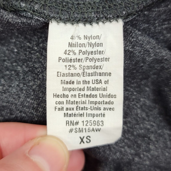 Beyond Yoga Gray High Rise Polka Dot Mesh Leggings - Picture 5 of 10